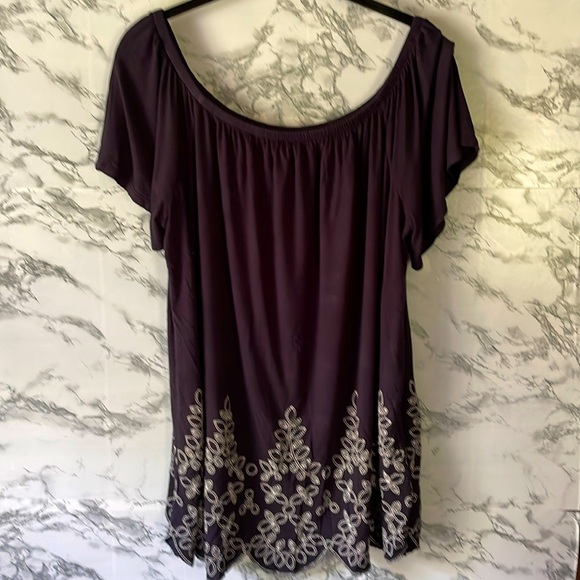 Lane Bryant Tops - Lane Bryant 18/20 Navy knit top